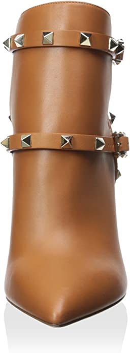 VALENTINO GARAVANI ROCKSTUD LEATHER ANKLE BOOTS