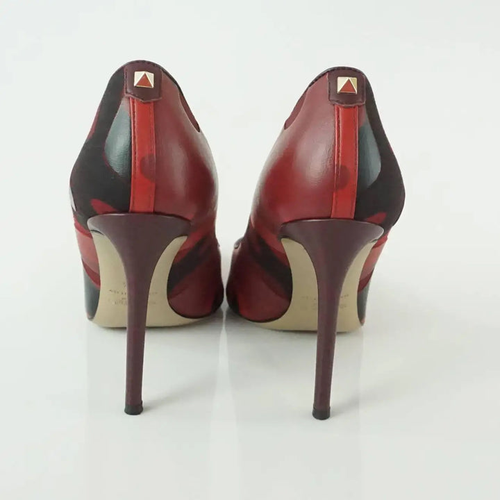 VALENTINO CAMOUFLAGE LEATHER PUMPS