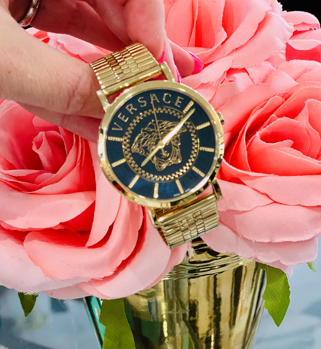 VERSACE V CIRCLE 38 MM WATCH