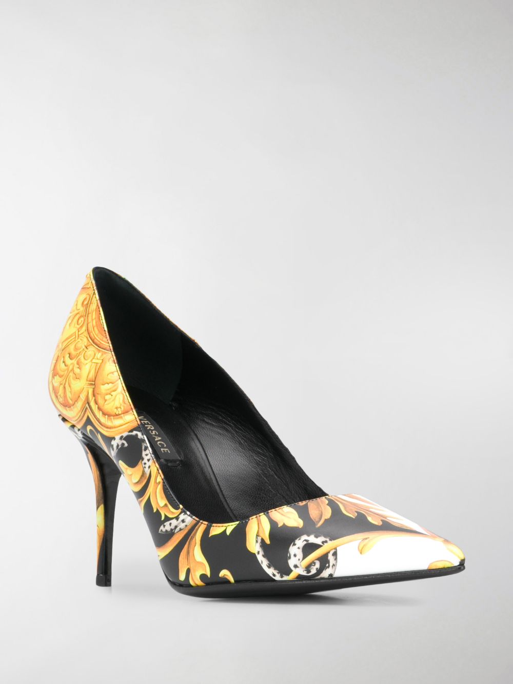 Versace Baroque Print Pumps