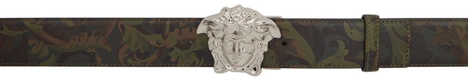 VERSACE  Reversible Green Baroccoflage &