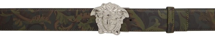VERSACE  Reversible Green Baroccoflage &