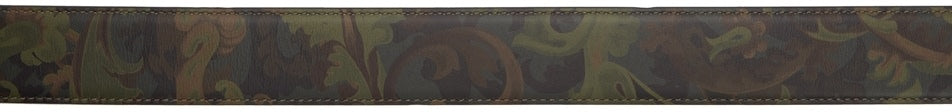 VERSACE  Reversible Green Baroccoflage &