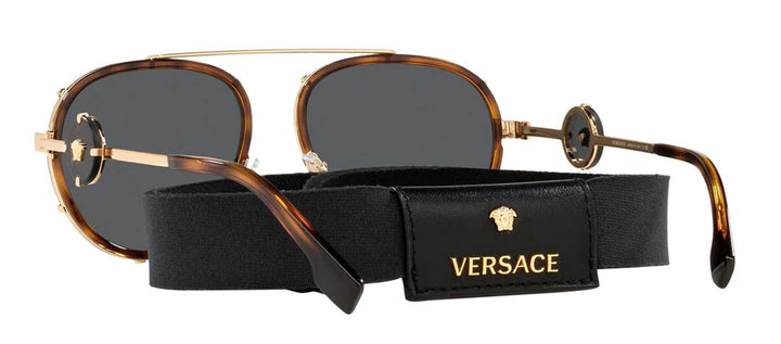 VERSACE ヴィンテージ パイロット クリップオン サングラス VERSACE VINTAGE ICON PILOT CLIP-ON SUNGLASSES – Caroline's