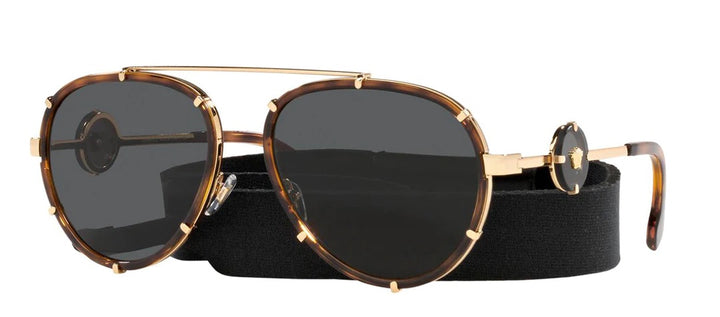 VERSACE VINTAGE ICON PILOT CLIP-ON SUNGLASSES