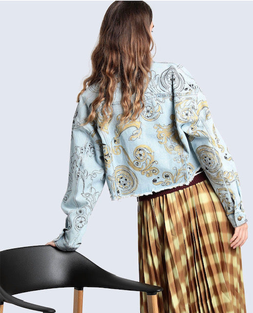 VERSACE JEANS COUTURE DENIM JACKET