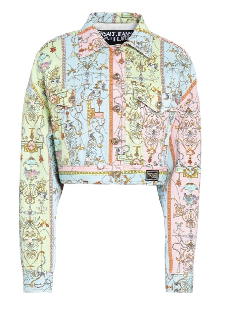 VERSACE JEANS COUTURE TUILERIES PRINT JACKET