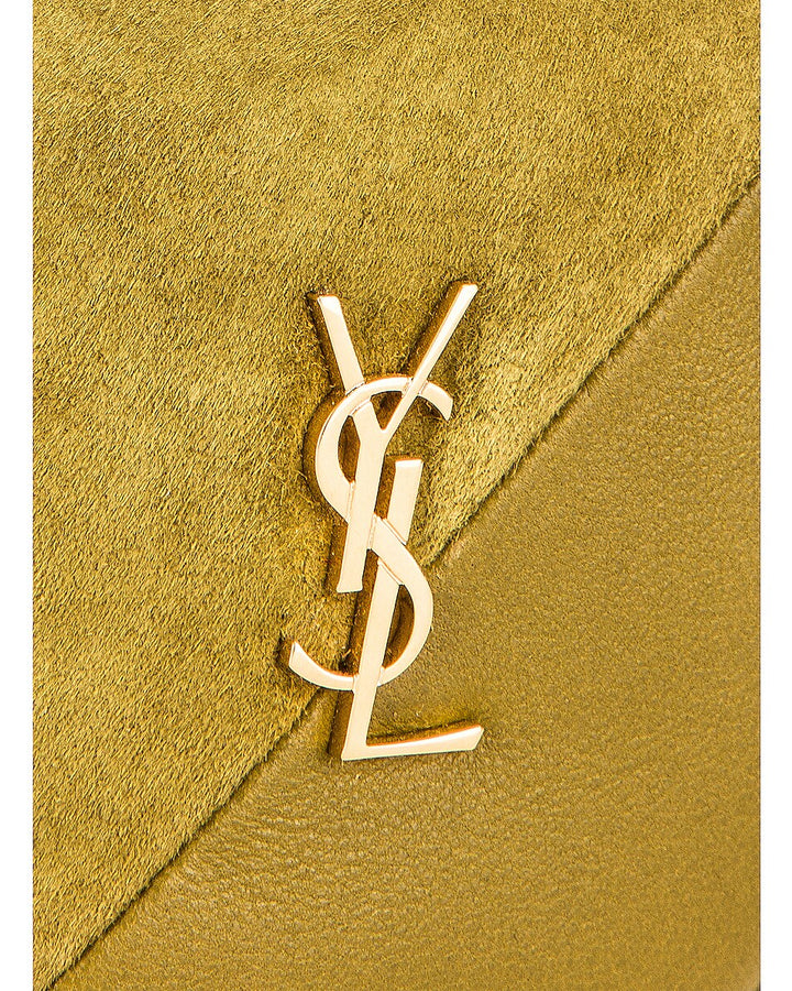 YSL JAMIE CUBE CHARM IN SUEDE AND LAMBSKIN
