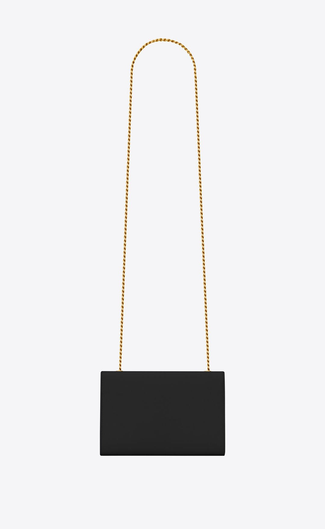 YSL Small Chain Bag in Grain De Poudre Embossed Leather