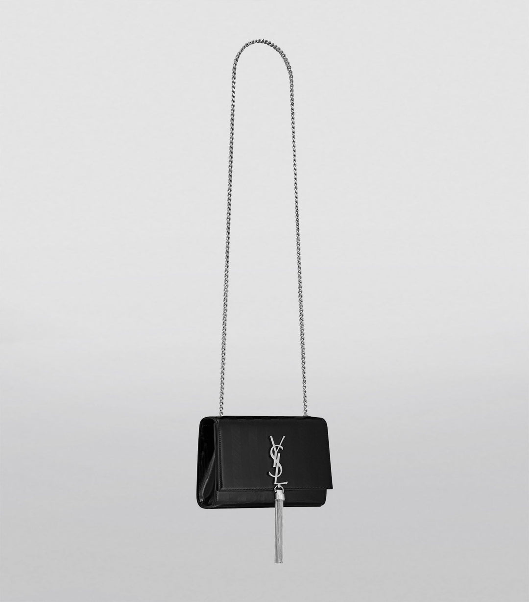YSL KATE MEDIUM CHAIN BAG WITH TASSEL IN GRAIN DE POUDRE EMBOSSED LEATHER