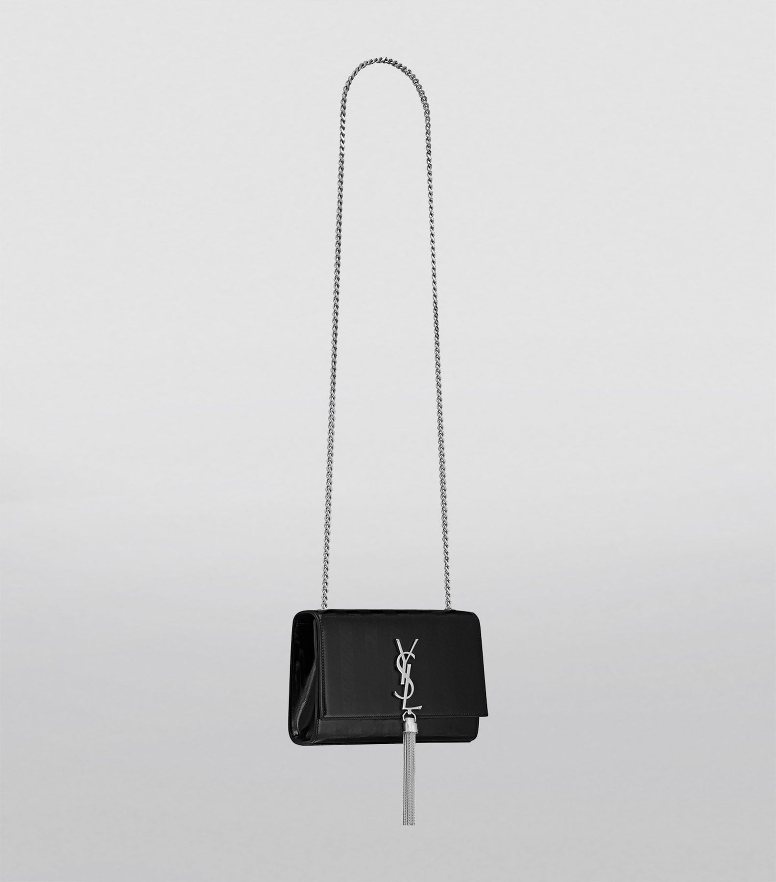 SAINT LAURENT Kate Medium Chain Bag In Grain-de-poudre Embossed