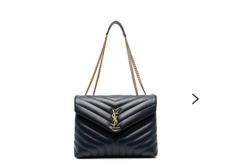 YSL MEDIUM LOULOU Y QUILTED CALFSKIN SHOULDER BAG