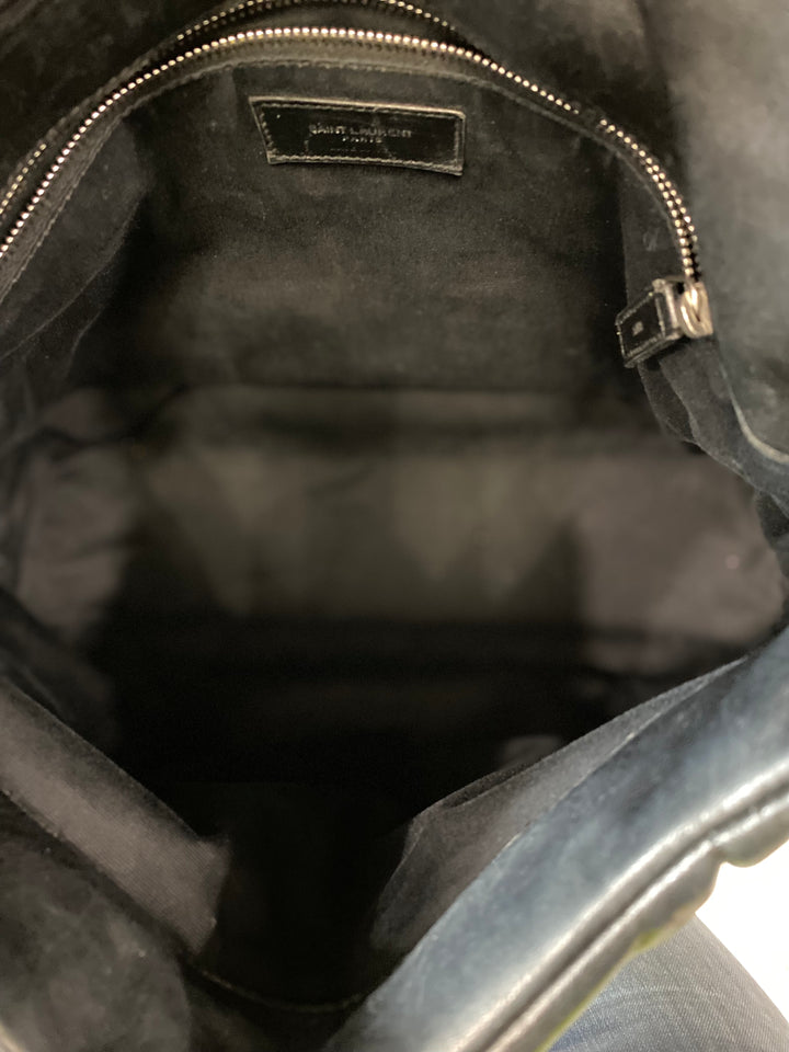 YSL PUFFER LOULOU MEDIUM CHAIN BAG IN QUILTED LAMBSKIN