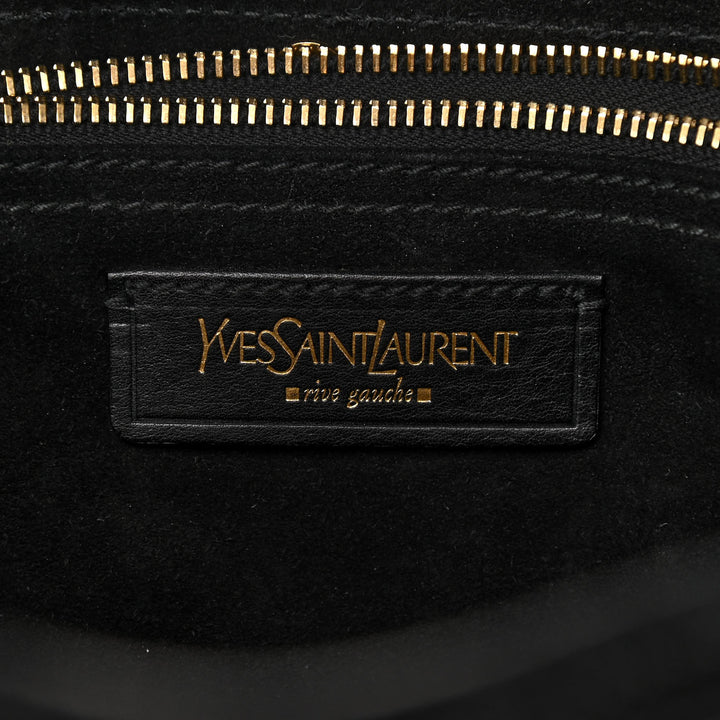 SAINT LAURENT PONY HAIR PATENT MUSE TWO BAG