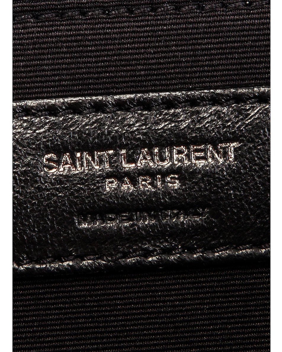 YSL LOU QUILTED CALFSKIN LEATHER SMALL CAMERA BAG