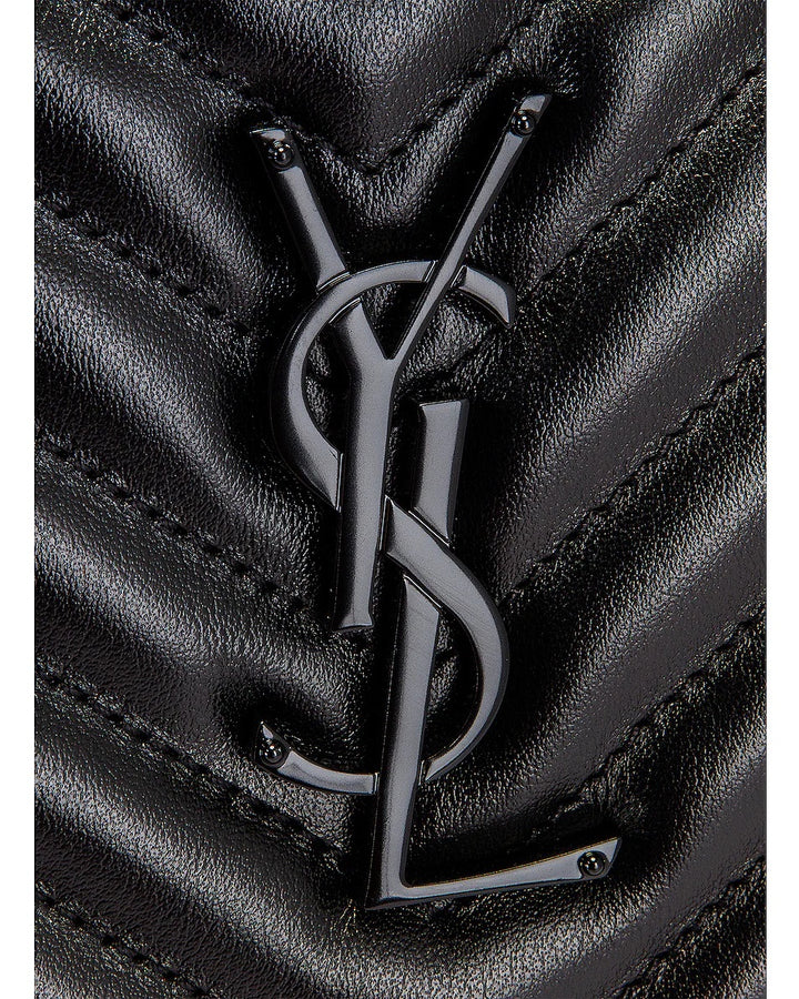 YSL LOU QUILTED CALFSKIN LEATHER SMALL CAMERA BAG