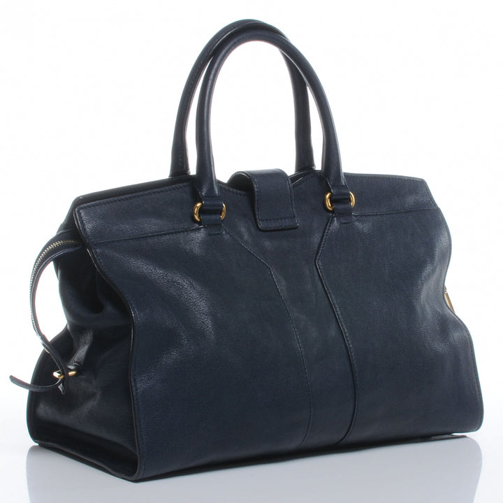YSL LEATHER MEDIUM Y CABAS CHYC TOTE BAG
