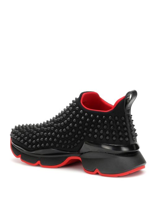 Christian Louboutin Spike Sock Flat Sneakers