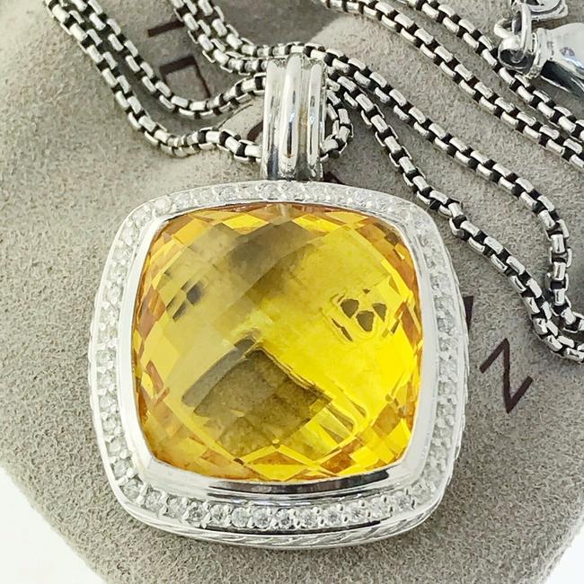 David Yurman Lemon Citrine Diamond Albion Necklace
