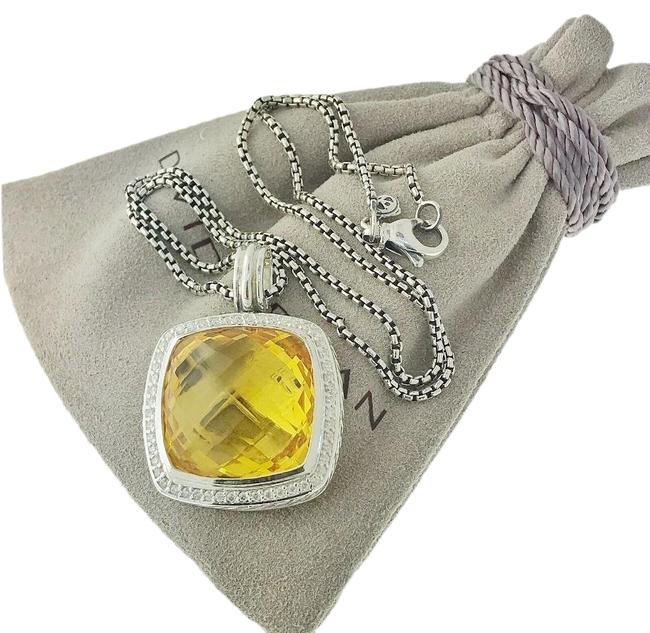 David Yurman Lemon Citrine Diamond Albion Necklace