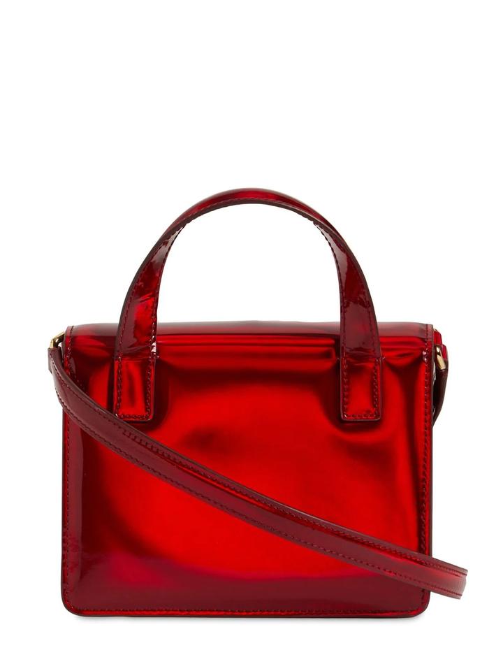 DOLCE &amp; GABBANA RED PATENT LEATHER SMALL BAG