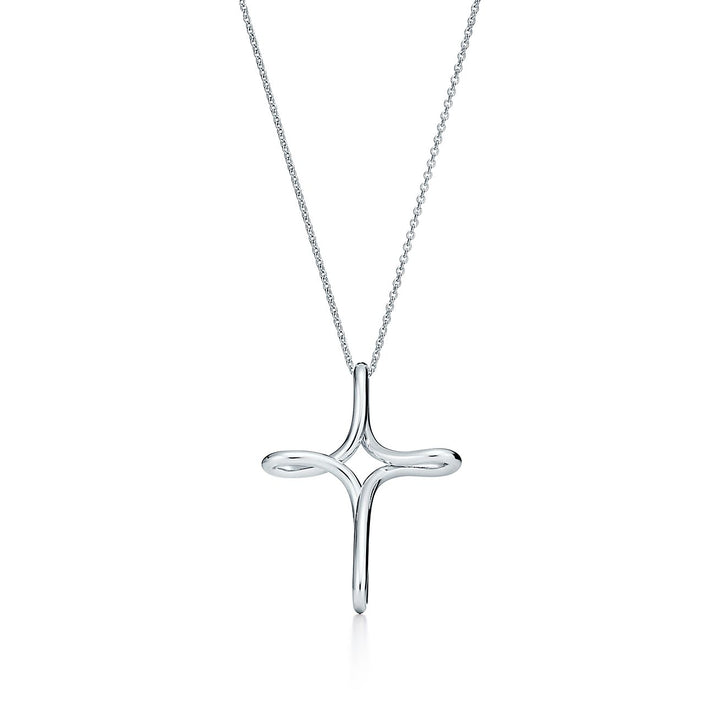 Tiffany &amp; Co Elsa Peretti Infinity Cross Necklace