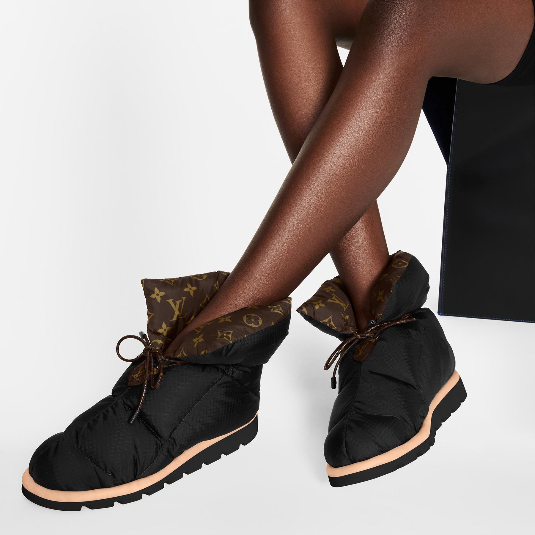 Louis Vuitton's 'pillow' boots are basically a luxury duvet for your feet