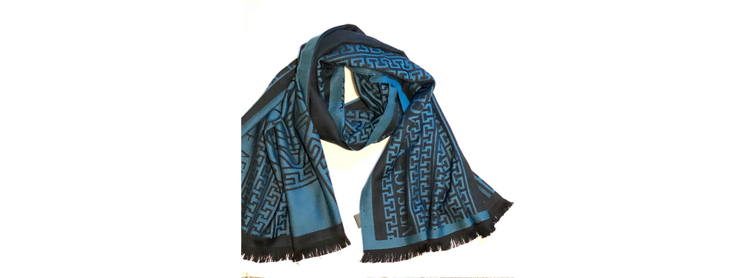 Versace Large Logo Shawl