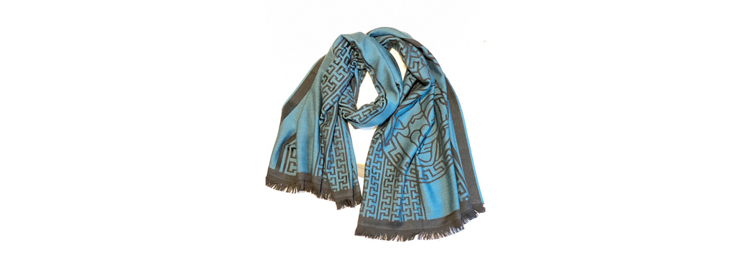 Versace Large Logo Shawl